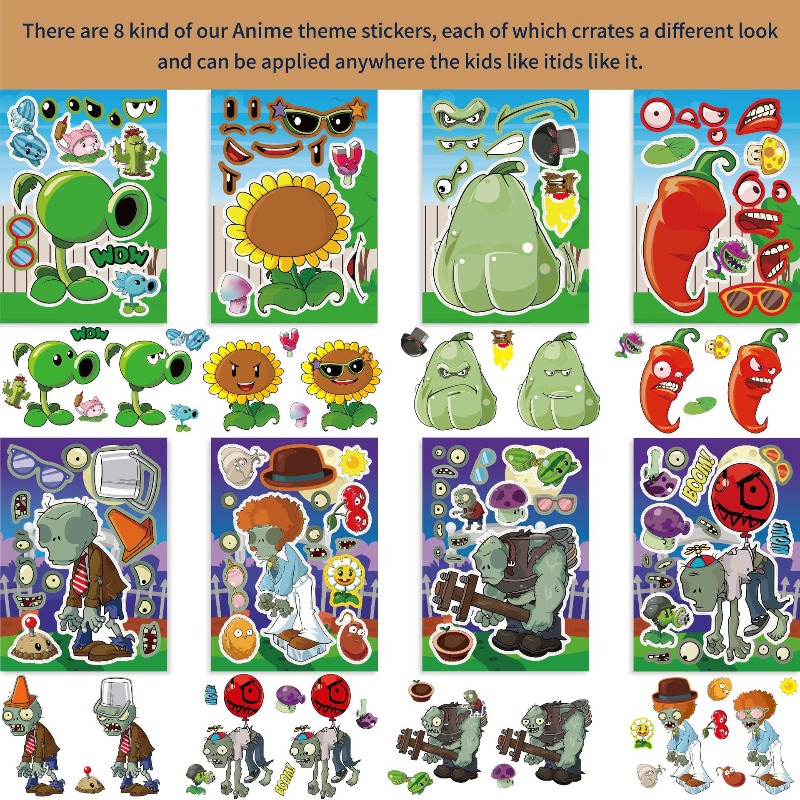 Plants Vs. Zombies Cute Cartoo - Plant Parent Vs ulasan dan harga