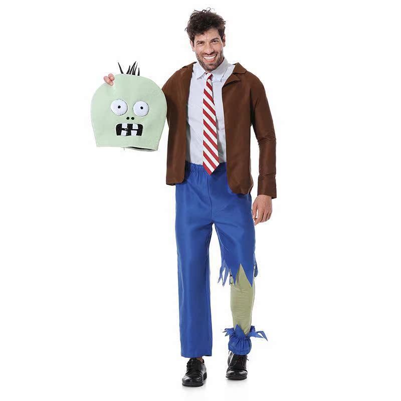 Zombie Role-playing Costume Pl - Plant Parent Vs ulasan dan harga